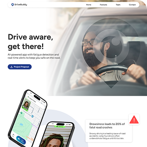 Drivebuddy website design
